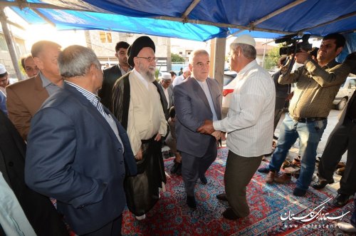 دیدار استاندار گلستان با خانواده جان باختگان حادثه منا در بندر ترکمن
