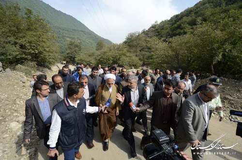 بازدید  دادستان کل کشور از مناطق سیل زده استان گلستان