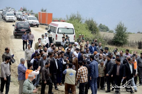 بازدید  دادستان کل کشور از مناطق سیل زده استان گلستان