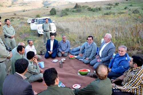 بازدید استاندار گلستان از اداره کل محیط زیست استان و دیدار با کارکنان