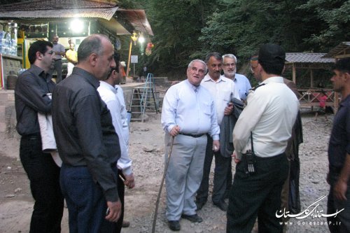 حضور استاندار گلستان در شهرستان علی آباد کتول به منظور دیدارهای مردمی