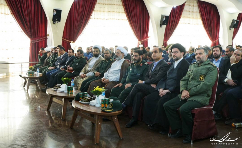 حضور استاندار گلستان در همایش نخبگان بسیج، قلب قدرت نرم