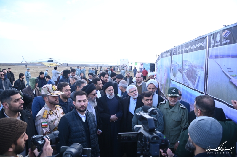 گزارش تصویری || سفر دوم رییس جمهور محترم به استان گلستان