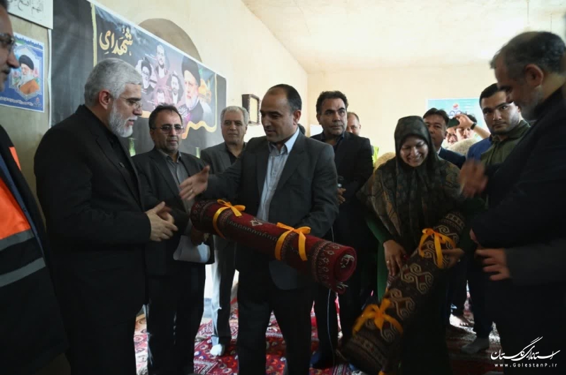 در مسیر خدمت خدمت با استاندار  گلستان در شهرستان گنبدکاووس