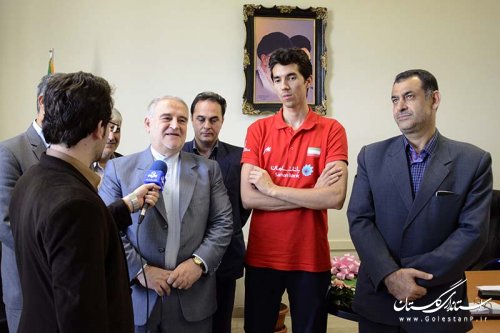 دیدار فرهاد قائمی با استاندار گلستان