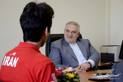 دیدار فرهاد قائمی با استاندار گلستان