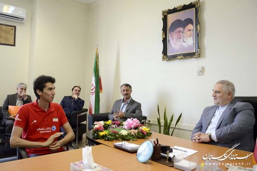 دیدار فرهاد قائمی با استاندار گلستان