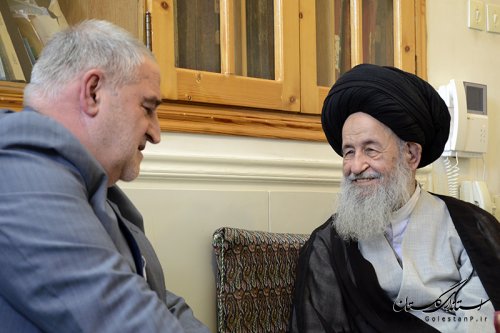 استاندار گلستان با آیت اله علوی گرگانی دیدار کرد