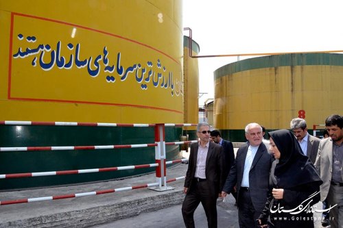 بازدید استاندار گلستان و نماینده مردم غرب استان از واحدهای تولیدی شهرستان کردکوی