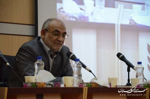استاندار گلستان : لازمه توفیق در اقتصاد مقاومتی، همطرازی با بیانات رهبری است
