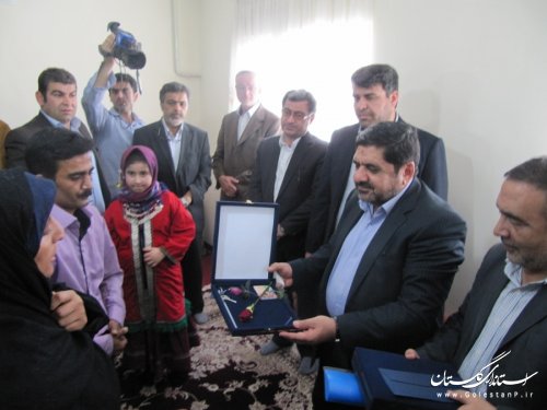 افتتاح 182 واحد مسکن مهر شهر دلند با حضور رئیس بنیاد مسکن کشور