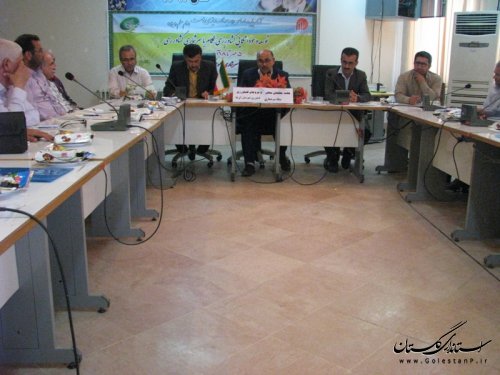 جلسه مطلعین و مروجان کشاورزی ستاد سرشماری کشاورزی شهرستان آق قلا برگزار شد