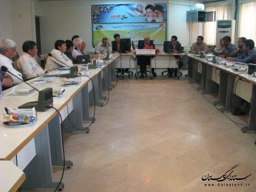 جلسه مطلعین و مروجان کشاورزی ستاد سرشماری کشاورزی شهرستان آق قلا برگزار شد