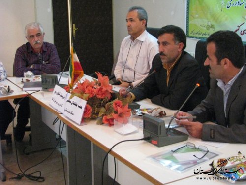 جلسه مطلعین و مروجان کشاورزی ستاد سرشماری کشاورزی شهرستان آق قلا برگزار شد