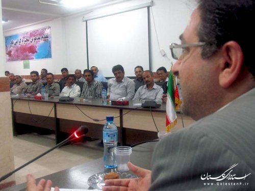 حضور معاون مرکز آمار کشور در گردهمایی مطلعین محلی سرشماری کشاورزی گمیشان