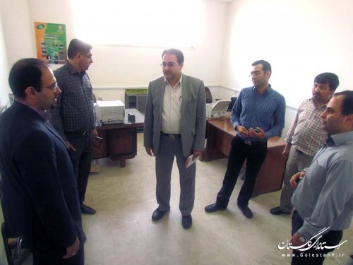 بازدید معاون آمار و اطلاعات مرکز آمار کشور از ستاد سرشماری شهرستان ترکمن