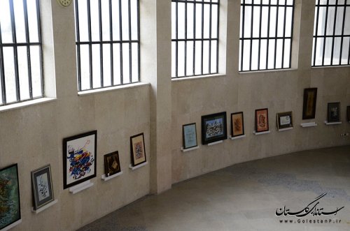 برپایی نمایشگاه خوشنویسی در استانداری گلستان