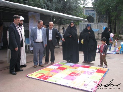 حضور فرماندار شهرستان علی آباد کتول در جشن روز جهانی کودک