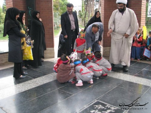 حضور فرماندار شهرستان علی آباد کتول در جشن روز جهانی کودک