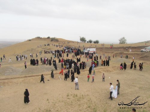 برگزاری پیاده روی خانوادگی در روستای القجر مینودشت