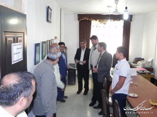 دیدار فرماندار مینودشت با پرسنل خدوم اداره ورزش و جوانان