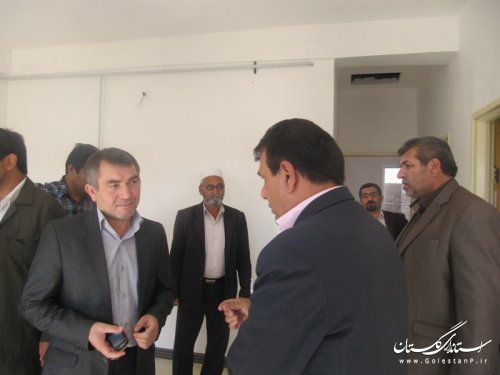 بازدید فرماندار گمیشان از واحدهای آماده واگذاری پروژه مسکن مهر گمیشان