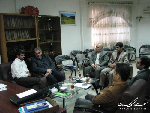نشست صمیمی فرماندار با رئیس دانشگاه علوم پزشکی