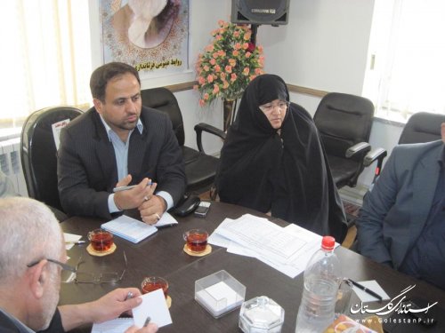 حضور معاون سیاسی امنیتی استانداری گلستان در شهرستان مراوه تپه