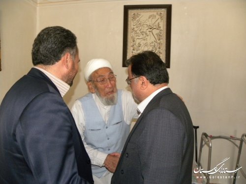 دیدار معاون سیاسی، امنیتی و اجتماعی استاندار با امام جمعه شهرستان مراوه تپه