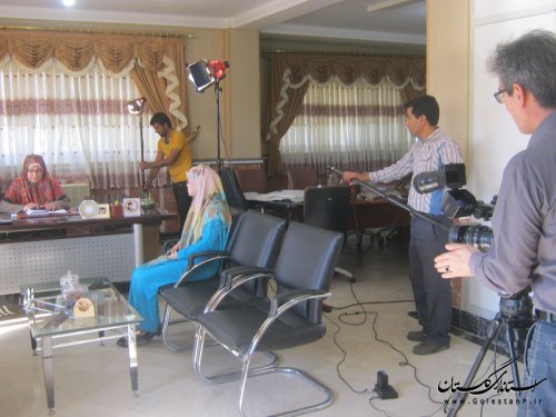 تصاویری از فرماندار شهرستان ترکمن در محل کار و کنار خانواده