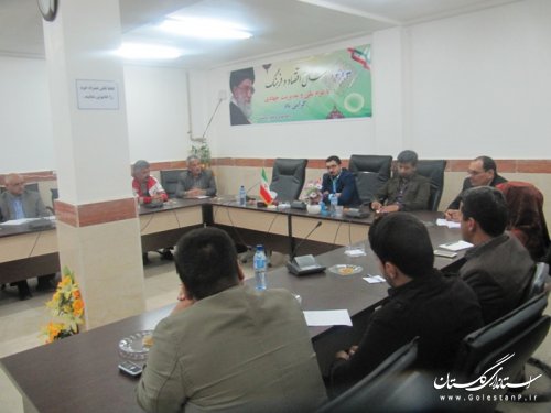 جلسه ستاد هماهنگی یوم الله سیزده آبان شهرستان گمیشان تشکیل شد
