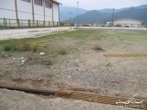 بازدید فرماندار رامیان از مجموعه ورزشی شهید رجبلو