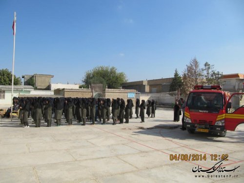 نواخته شدن زنگ پدافند غیر عامل در شهرستان مراوه تپه