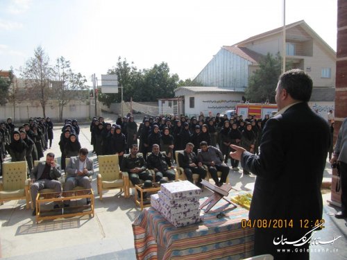 نواخته شدن زنگ پدافند غیر عامل در شهرستان مراوه تپه