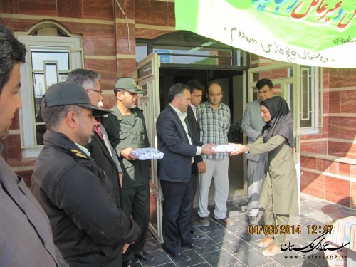 نواخته شدن زنگ پدافند غیر عامل در شهرستان مراوه تپه