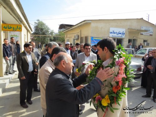مراسم تجلیل از احمد ایری مدال آور ملی پوش والیبال نشسته ایران برگزار شد