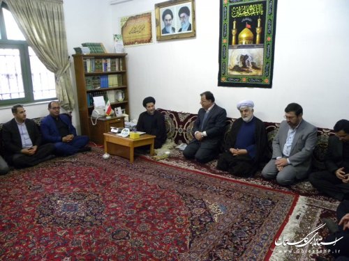 معاون استاندار با ائمه جمعه علی آباد و فاضل آباد دیدار کرد