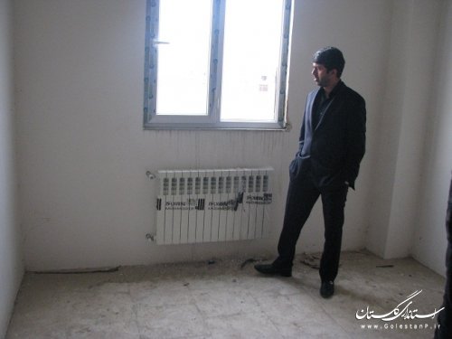 فرماندار کلاله از مجتمع 60 واحدی عباس زاده بازدید کرد