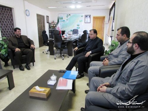 دیدار کارشناسان پدافند غیرعامل استان با معاون استاندار