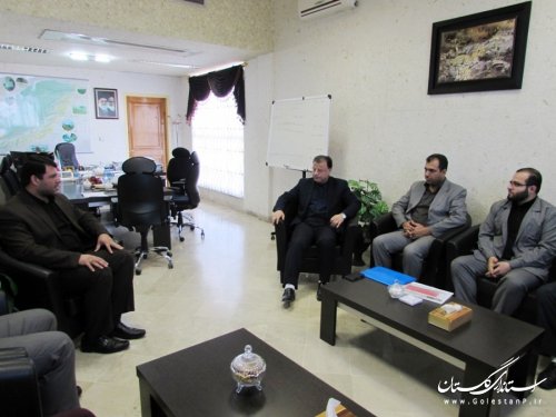 دیدار کارشناسان پدافند غیرعامل استان با معاون استاندار