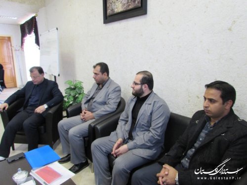 دیدار کارشناسان پدافند غیرعامل استان با معاون استاندار