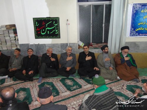 حضور فرماندار و امام جمعه در مساجد شهر و روستاهای مینودشت 
