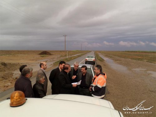 بازدید معاون استاندار و فرماندار ویژه شهرستان گنبد کاووس از روستاهای بخش مرکزی