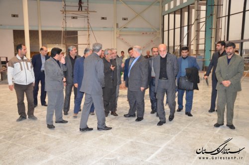 بازدید معاون آسیا و اقیانوسیه وزارت امور خارجه و استاندار از پروژه راه آهن اینچه برون