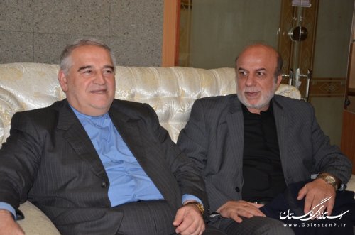 بازدید معاون آسیا و اقیانوسیه وزارت امور خارجه و استاندار از پروژه راه آهن اینچه برون