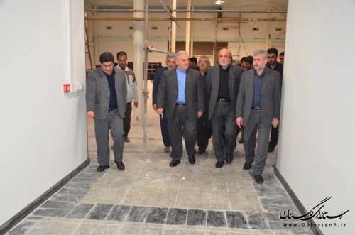 بازدید معاون آسیا و اقیانوسیه وزارت امور خارجه و استاندار از پروژه راه آهن اینچه برون