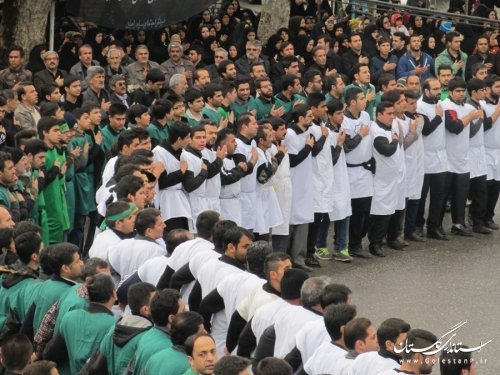 حضور استاندار در عزاداری باشکوه و اقامه نماز ظهر عاشورا در رامیان