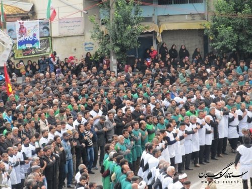 حضور استاندار در عزاداری باشکوه و اقامه نماز ظهر عاشورا در رامیان