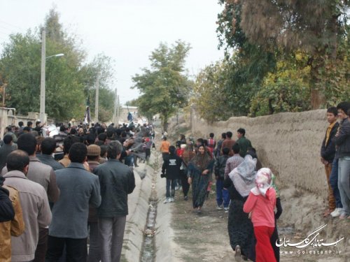 شهرستان مراوه تپه در عاشورای حسینی غرق در عزا و ماتم شد