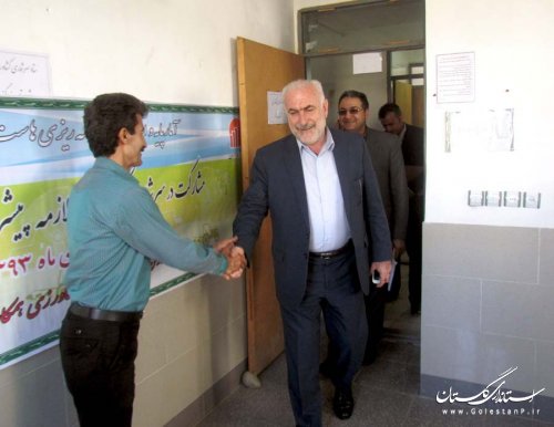 بازدید معاون برنامه ریزی از ستادهای سرشماری کشاورزی گرگان، آق قلا و بندرگز